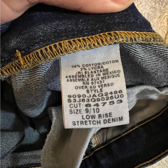 Polo Ralph Lauren Womens Low Rise Flared Boot Blue Jeans Sz 9/10 Stretch Denim - Picture 6 of 6